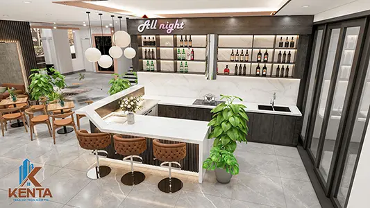 Thiết kế nội thất không gian bếp 01